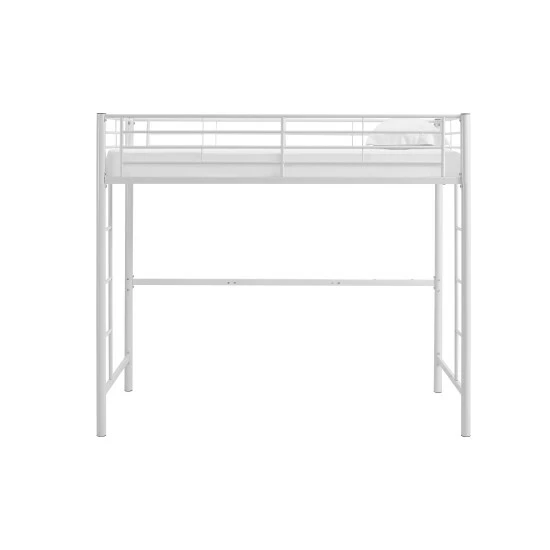 Outlet ๐ฅ Middlebrook Designs Middlebrook Abner White Metal Classic Twin Loft Bed ๐งจ 5 Outlet ๐ฅ Middlebrook Designs Middlebrook Abner White Metal Classic Twin Loft Bed ๐งจ - Image 3