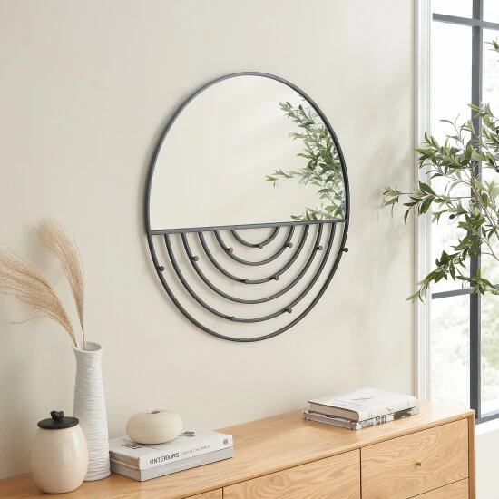 Best Sale ๐ Middlebrook Designs Middlebrook Round Mirror With Jewelry Hooks ๐ 5 Best Sale ๐ Middlebrook Designs Middlebrook Round Mirror With Jewelry Hooks ๐ - Image 3