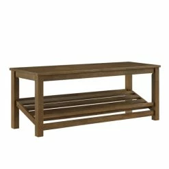 Promo 🎁 Middlebrook Designs Middlebrook 48-inch Slatted Shelf Bench 😀 -Middlebrook Sales unnamed file 2896