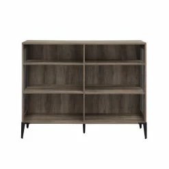 Discount 🌟 Middlebrook Designs 52-inch Mesh Side Panel Bookshelf Rustic Oak 🔔 -Middlebrook Sales unnamed file 2901