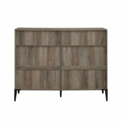 Discount 🌟 Middlebrook Designs 52-inch Mesh Side Panel Bookshelf Rustic Oak 🔔 -Middlebrook Sales unnamed file 2903