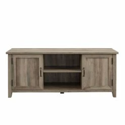 Promo 👍 Middlebrook Designs Middlebrook Wind Gap 58-inch Groove Door TV Console White Oak ⌛ -Middlebrook Sales unnamed file 299