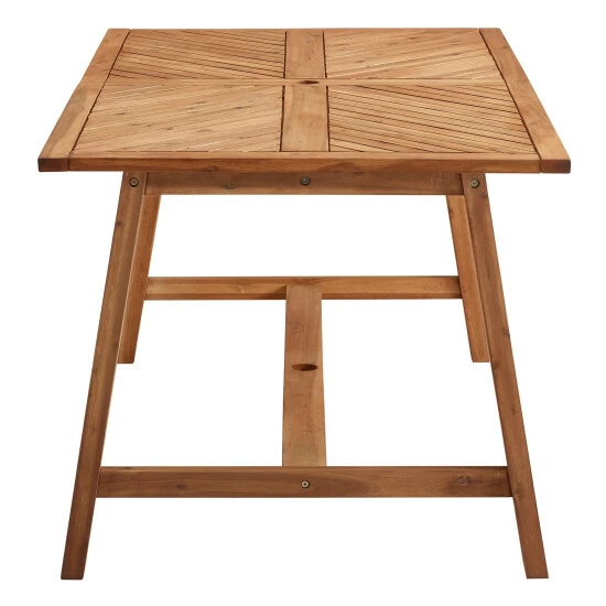 Best Sale 🌟 Middlebrook Designs Middlebrook 60-inch Acacia Wood Chevron Dining Table Brown 🤩 9 Best Sale 🌟 Middlebrook Designs Middlebrook 60-inch Acacia Wood Chevron Dining Table Brown 🤩 - Image 7