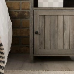 Budget 🌟 Middlebrook Designs Middlebrook Groove Door Nightstand, Set Of 2 Rustic Oak 🎁 -Middlebrook Sales unnamed file 3025