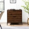 Budget 👏 Middlebrook Designs 2-Drawer Filing Cabinet Dark Walnut ✔️ -Middlebrook Sales unnamed file 3034