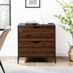 Budget ๐ Middlebrook Designs 2-Drawer Filing Cabinet Dark Walnut โ๏ธ