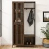 Deals ✨ Middlebrook Designs 72-Inch Slat Door Hall Tree Dark Walnut 🔔 -Middlebrook Sales unnamed file 3042
