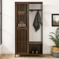 Deals ✨ Middlebrook Designs 72-Inch Slat Door Hall Tree Dark Walnut 🔔 -Middlebrook Sales unnamed file 3043