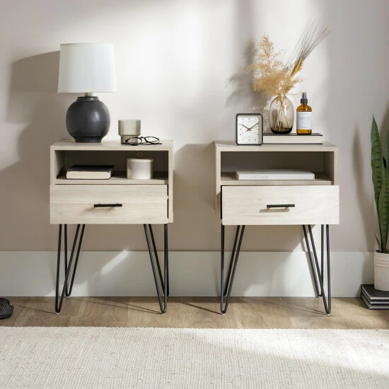 Best reviews of ๐ Middlebrook Designs Middlebrook 1-Drawer Hairpin Nightstand, Set Of 2 Dark Walnut โจ 3 Best reviews of ๐ Middlebrook Designs Middlebrook 1-Drawer Hairpin Nightstand, Set Of 2 Dark Walnut โจ