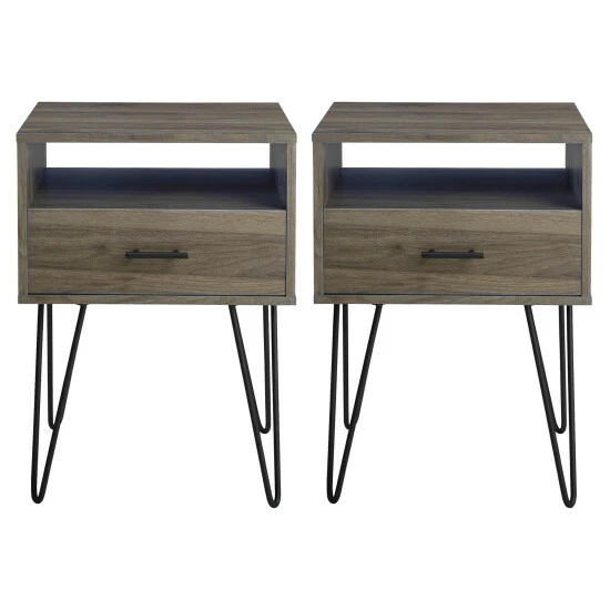 Best reviews of ๐ Middlebrook Designs Middlebrook 1-Drawer Hairpin Nightstand, Set Of 2 Dark Walnut โจ 4 Best reviews of ๐ Middlebrook Designs Middlebrook 1-Drawer Hairpin Nightstand, Set Of 2 Dark Walnut โจ - Image 2