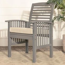Promo 🥰 Middlebrook Designs Middlebrook Surfside Acacia Wood Outdoor Chairs, Set Of 2 Grey Wash ⭐ -Middlebrook Sales unnamed file 3092