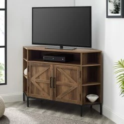 Top 10 โ๏ธ Middlebrook Designs Rustic 48-inch Corner TV Stand Console Rustic Oak โญ