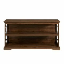 New 🔔 Middlebrook Designs Middlebrook 52-Inch Metal Accent Lateral Bookshelf Dark Walnut 🧨 -Middlebrook Sales unnamed file 3132