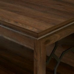 New 🔔 Middlebrook Designs Middlebrook 52-Inch Metal Accent Lateral Bookshelf Dark Walnut 🧨 -Middlebrook Sales unnamed file 3134