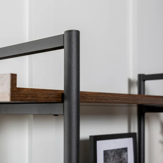 Coupon ✨ Middlebrook Designs Middlebrook Edelman Dark Walnut Urban Industrial Pipe Bookshelf ✨ 5 Coupon ✨ Middlebrook Designs Middlebrook Edelman Dark Walnut Urban Industrial Pipe Bookshelf ✨ - Image 3