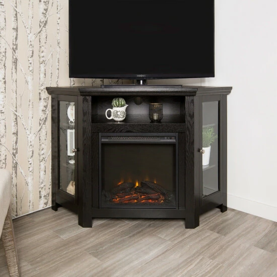 Promo ๐งจ Middlebrook Designs Middlebrook 48-inch Corner Fireplace TV Console - Black ๐ 5 Promo ๐งจ Middlebrook Designs Middlebrook 48-inch Corner Fireplace TV Console - Black ๐ - Image 3