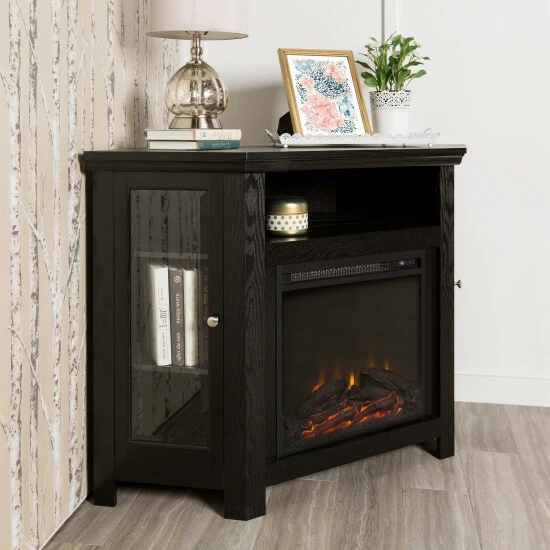 Promo ๐งจ Middlebrook Designs Middlebrook 48-inch Corner Fireplace TV Console - Black ๐ 6 Promo ๐งจ Middlebrook Designs Middlebrook 48-inch Corner Fireplace TV Console - Black ๐ - Image 4