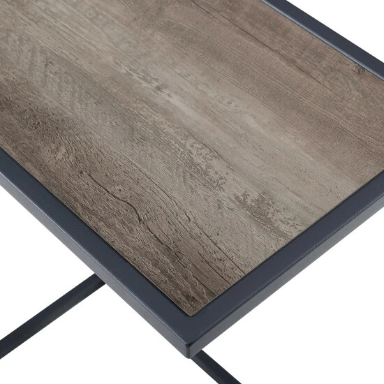 Best Pirce 😀 Middlebrook Designs Middlebrook 20-inch Urban Industrial Asymmetrical C Side Table Grey Wash 😉 8 Best Pirce 😀 Middlebrook Designs Middlebrook 20-inch Urban Industrial Asymmetrical C Side Table Grey Wash 😉 - Image 6