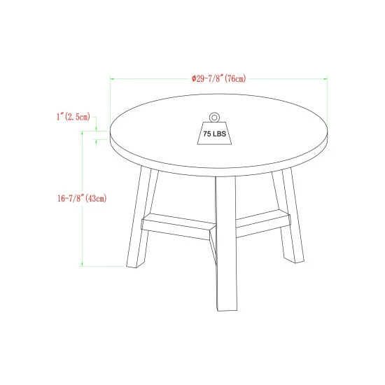 Deals ๐ Middlebrook Designs Middlebrook 30-inch Round Faux Marble Top Coffee Table Pecan ๐ 10 Deals ๐ Middlebrook Designs Middlebrook 30-inch Round Faux Marble Top Coffee Table Pecan ๐ - Image 8