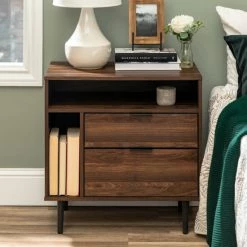 Top 10 😀 Middlebrook Designs Middlebrook 25-inch Modern 2-drawer Storage Nightstand Slate Grey 👍