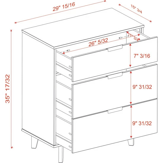 Best reviews of โจ Middlebrook Designs Middlebrook Mid-Century Solid Pine 3-Drawer Storage Chest Walnut ๐ฏ 8 Best reviews of โจ Middlebrook Designs Middlebrook Mid-Century Solid Pine 3-Drawer Storage Chest Walnut ๐ฏ - Image 6