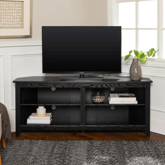 Best Sale 👏 Middlebrook Designs Middlebrook Ogden 58-inch Corner TV Console - Black 🛒 3 Best Sale 👏 Middlebrook Designs Middlebrook Ogden 58-inch Corner TV Console - Black 🛒