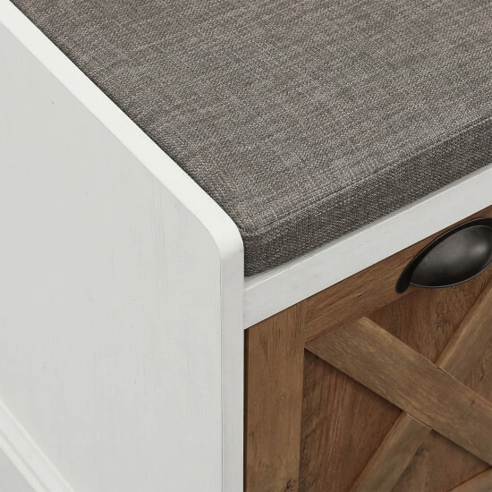 Outlet ๐ฅฐ Middlebrook Designs Rustic 3-Drawer Storage Bench Grey Wash / Oatmeal Cushion ๐ 9 Outlet ๐ฅฐ Middlebrook Designs Rustic 3-Drawer Storage Bench Grey Wash / Oatmeal Cushion ๐ - Image 7