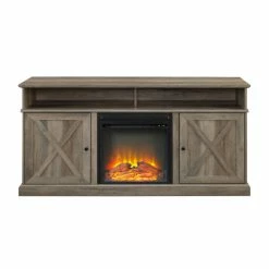 Hot Sale 👏 Middlebrook Designs Middlebrook 60-inch Barn Door Fireplace TV Console Grey Wash 😍 -Middlebrook Sales unnamed file 3380