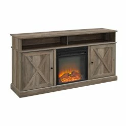 Hot Sale 👏 Middlebrook Designs Middlebrook 60-inch Barn Door Fireplace TV Console Grey Wash 😍 -Middlebrook Sales unnamed file 3381