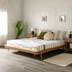 Best deal โจ Middlebrook Designs Middlebrook King-size Solid Wood Platform Bed, Caramel ๐