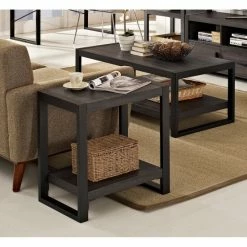 Best Pirce 🧨 Middlebrook Designs Hamilton 24-inch Charcoal Urban Blend Side Table ⭐ -Middlebrook Sales unnamed file 3420