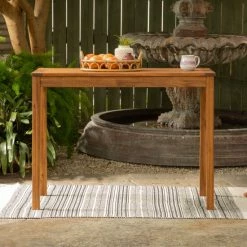 Buy ✔️ Middlebrook Designs Middlebrook Acacia Wood Outdoor Counter Height Table Brown ✨