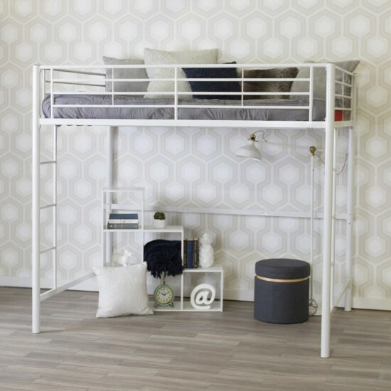 Best reviews of ✨ Middlebrook Designs Middlebrook Abner White Metal Full Size Loft Bed ⌛ 3 Best reviews of ✨ Middlebrook Designs Middlebrook Abner White Metal Full Size Loft Bed ⌛