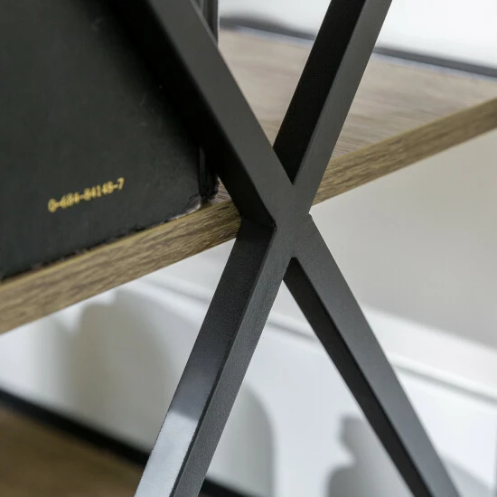 Outlet ๐ Middlebrook Designs Hattie 40-inch X-frame Bookshelf Driftwood / Black Metal ๐คฉ 10 Outlet ๐ Middlebrook Designs Hattie 40-inch X-frame Bookshelf Driftwood / Black Metal ๐คฉ - Image 8