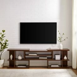 Buy ✨ Middlebrook Designs Middlebrook Art-Deco Adjustable TV Console Dark Walnut 😉