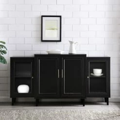 Budget 😀 Middlebrook Designs Middlebrook 4-door Breakfront Sideboard White 👍