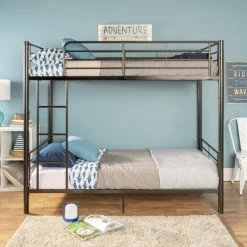 Best reviews of ✨ Middlebrook Designs Middlebrook Abner Black Metal Twin Over Twin Bunk Bed ⭐ -Middlebrook Sales unnamed file 3538