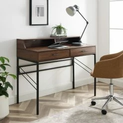 Top 10 ✨ Middlebrook Designs Middlebrook 44-inch 2-Drawer Desk And Hutch Cerused Ash 🔔