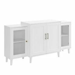 Budget 😀 Middlebrook Designs Middlebrook 4-door Breakfront Sideboard White 👍 -Middlebrook Sales unnamed file 356