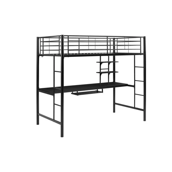 Cheapest ๐ Middlebrook Designs Middlebrook Abner Black Metal Twin Loft Bed With Desk ๐ 10 Cheapest ๐ Middlebrook Designs Middlebrook Abner Black Metal Twin Loft Bed With Desk ๐ - Image 8