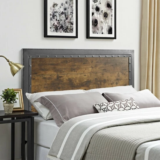 Cheap ๐ Middlebrook Designs Middlebrook Santos Queen Rustic Panel Headboard ๐ 6 Cheap ๐ Middlebrook Designs Middlebrook Santos Queen Rustic Panel Headboard ๐ - Image 4