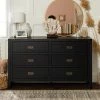 Brand new 🧨 Middlebrook Designs Middlebrook Modern Solid Wood 6-Drawer 👗 Dresser Black ❤️