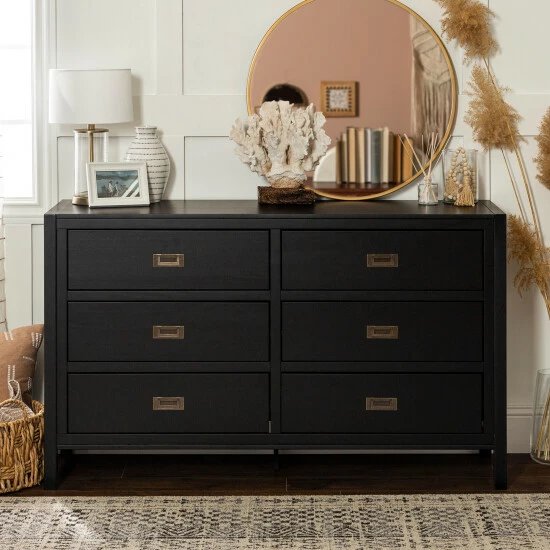 Brand new ๐งจ Middlebrook Designs Middlebrook Modern Solid Wood 6-Drawer ๐ Dresser Black โค๏ธ 3 Brand new ๐งจ Middlebrook Designs Middlebrook Modern Solid Wood 6-Drawer ๐ Dresser Black โค๏ธ