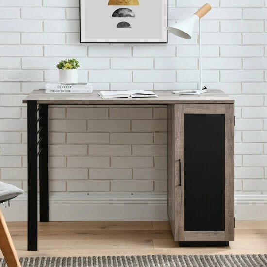 Best deal 🧨 Middlebrook Designs Middlebrook 42-inch Chalkboard Door Storage Desk Grey Wash ✨ 4 Best deal 🧨 Middlebrook Designs Middlebrook 42-inch Chalkboard Door Storage Desk Grey Wash ✨ - Image 2