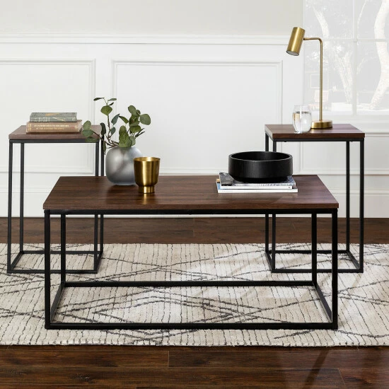 Hot Sale ๐ Middlebrook Designs Middlebrook Geller Metal Frame 3-Piece Table Set White Faux Marble ๐ 4 Hot Sale ๐ Middlebrook Designs Middlebrook Geller Metal Frame 3-Piece Table Set White Faux Marble ๐ - Image 2