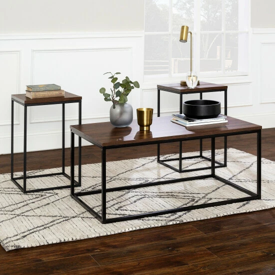 Hot Sale ๐ Middlebrook Designs Middlebrook Geller Metal Frame 3-Piece Table Set White Faux Marble ๐ 5 Hot Sale ๐ Middlebrook Designs Middlebrook Geller Metal Frame 3-Piece Table Set White Faux Marble ๐ - Image 3