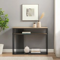 Best reviews of 🧨 Middlebrook Designs Middlebrook Contemporary Slatted-Metal Entry Table 🎉