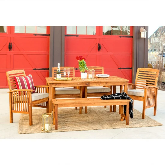 Deals π Middlebrook Designs Middlebrook Surfside 6-piece Acacia Wood Outdoor Dining Set Grey Wash π 3 Deals π Middlebrook Designs Middlebrook Surfside 6-piece Acacia Wood Outdoor Dining Set Grey Wash π