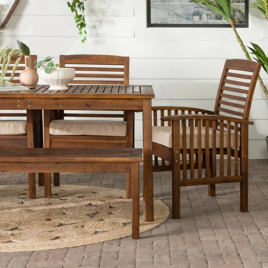Deals π Middlebrook Designs Middlebrook Surfside 6-piece Acacia Wood Outdoor Dining Set Grey Wash π 7 Deals π Middlebrook Designs Middlebrook Surfside 6-piece Acacia Wood Outdoor Dining Set Grey Wash π - Image 5
