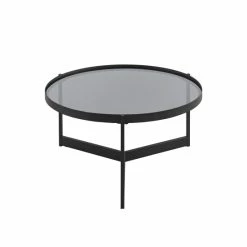 Best deal ⭐ Middlebrook Designs Contemporary Smoked Glass-Top Round Coffee Table ❤️ -Middlebrook Sales unnamed file 3680
